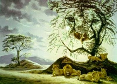 Hidden-lion-face-in-tree